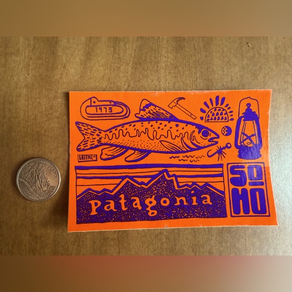 Patagonia SoHo fish sticker - Picture 1 of 1